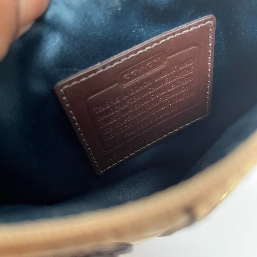 Authentic Coach Colette Signature Python Swingpac… - image 4